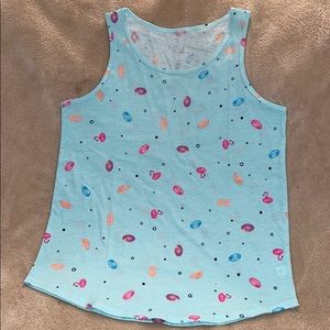 NWOT SO girls tank float/fruit theme design